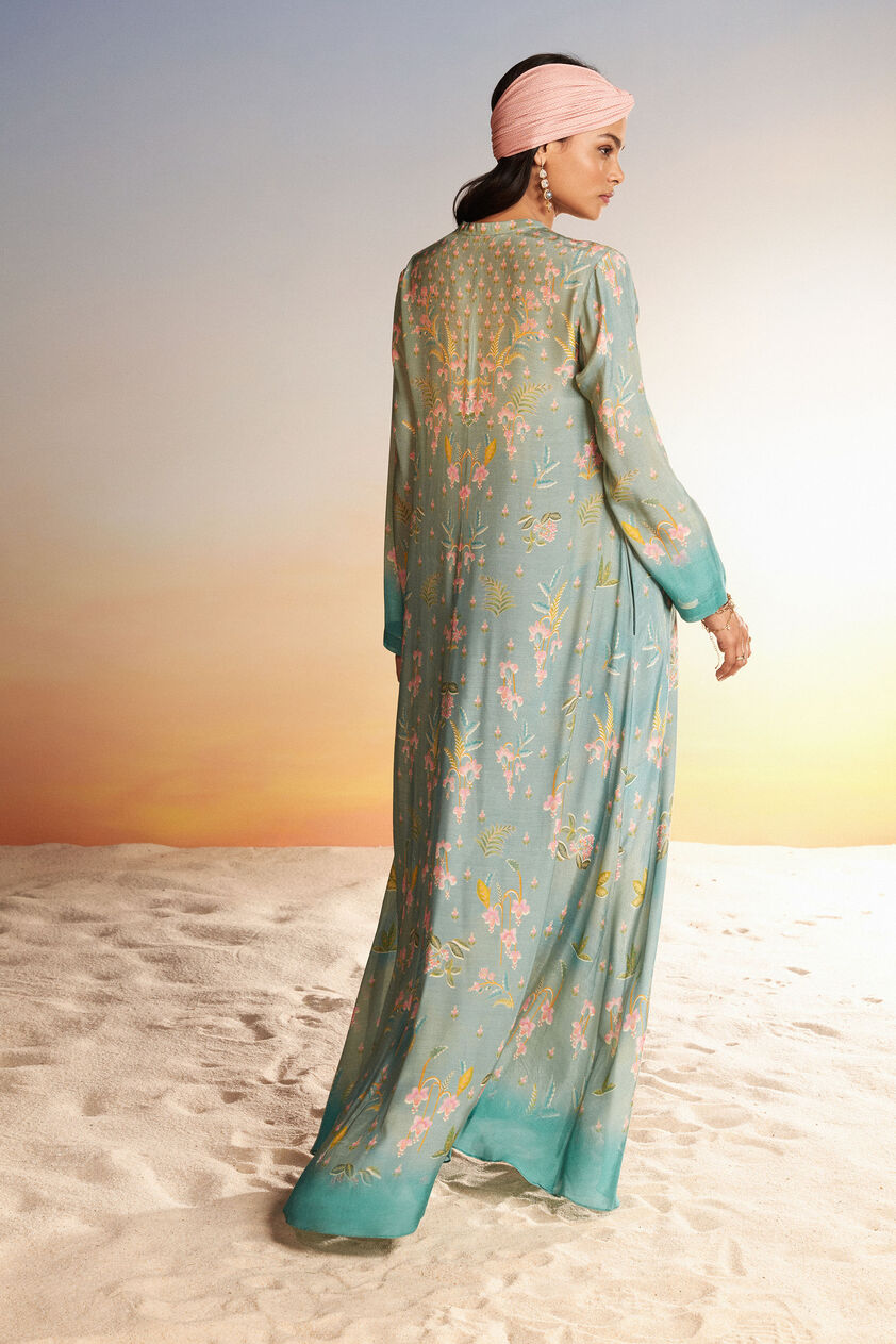 Faiza Kaftan - Powder Blue, Powder Blue, image 2